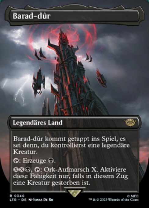 Barad-dûr XLTR-340 Rare Deutsch