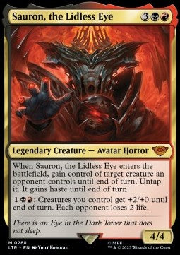 Sauron, the Lidless Eye (V.1) XLTR-288 Mythic Englisch