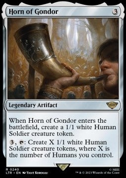Horn of Gondor LTR-240 Rare Englisch