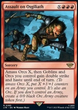 Assault on Osgiliath (V.1) XLTR-285 Rare Englisch