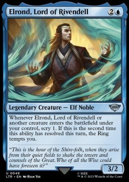 Elrond, Lord of Rivendell LTR-49 Uncommon Englisch