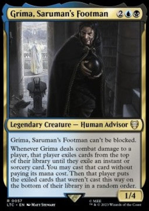 Gríma, Sarumans Handlanger LTC-57 Rare Deutsch