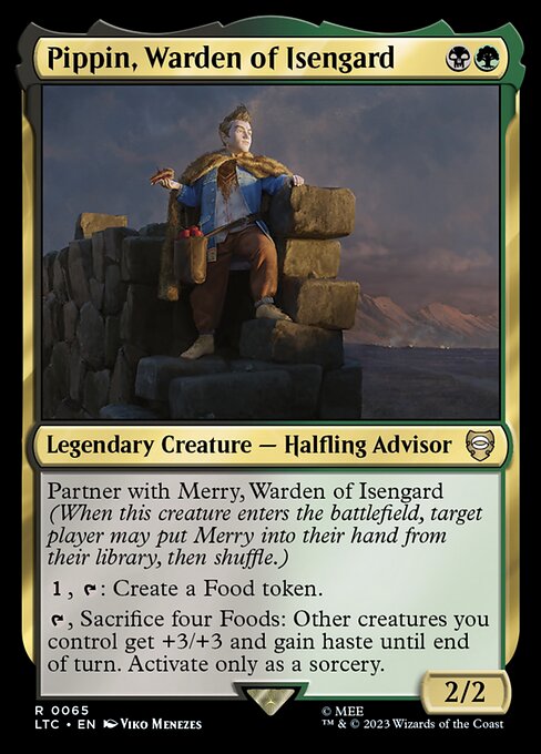 Pippin, Warden of Isengard LTC-65 Rare Englisch