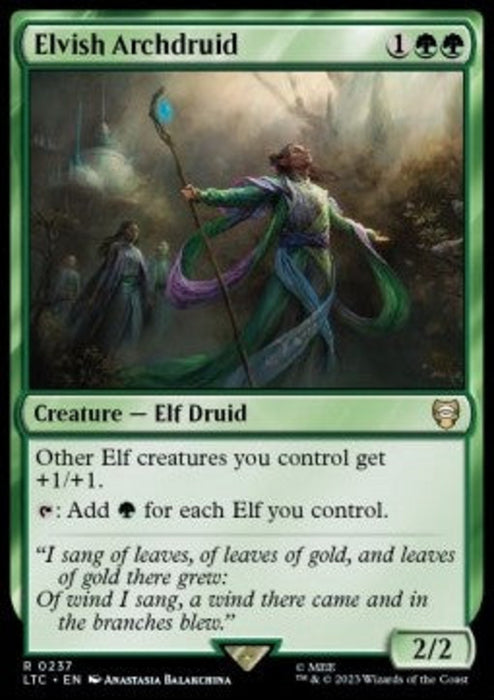 Elfischer Erzdruide LTC-237 Rare Deutsch