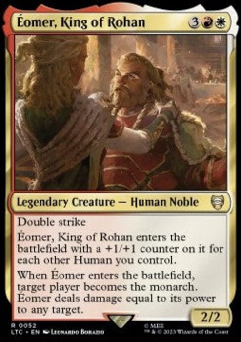 Éomer, King of Rohan LTC-52 Rare Englisch