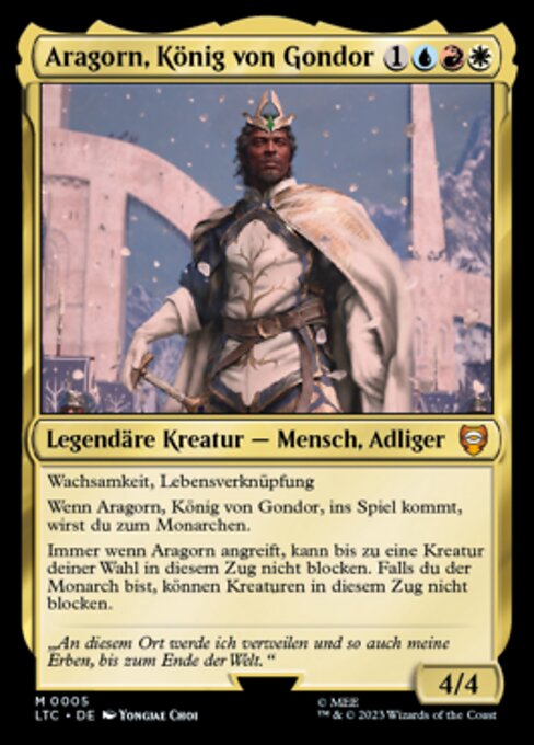 Magic: Aragorn, King of Gondor