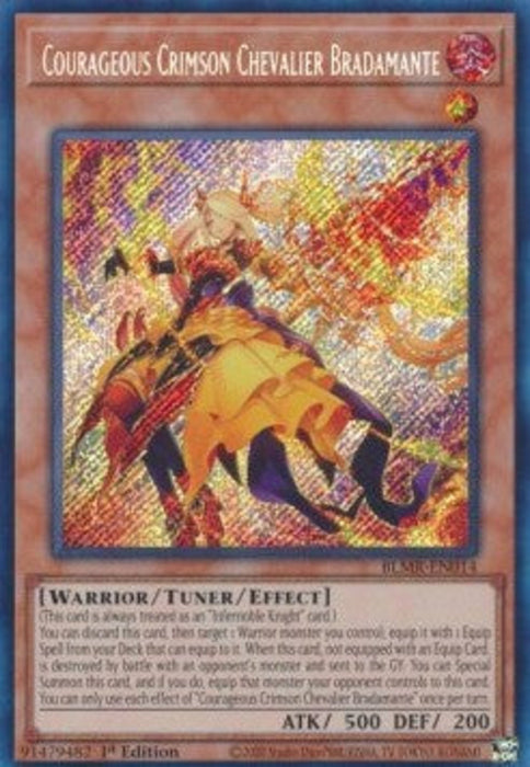 Courageous Crimson Chevalier Bradamante BLMR-EN014 Secret Rare Englisch