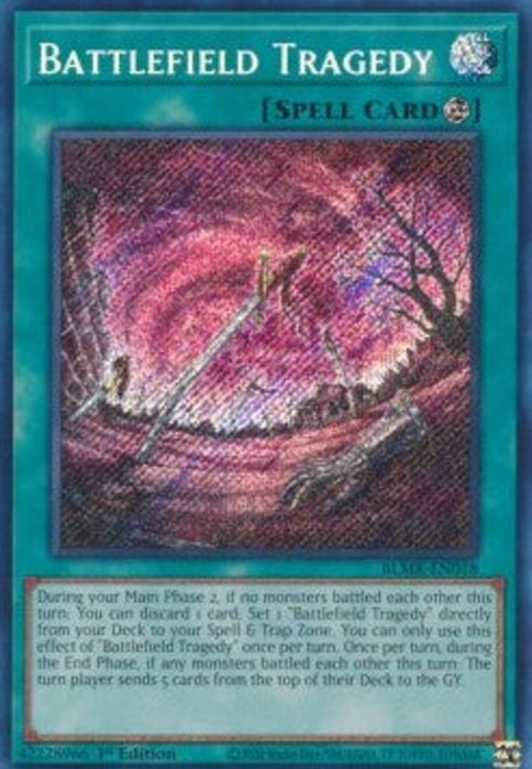 Battlefield Tragedy BLMR-EN018 Secret Rare Englisch