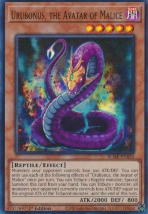 Urubonus, the Avatar of the Malice BLMR-EN020 Ultra Rare Englisch