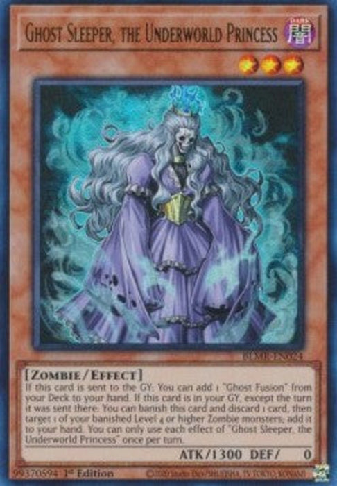 Ghost Sleeper, the Underworld Princess BLMR-EN024 Ultra Rare Englisch