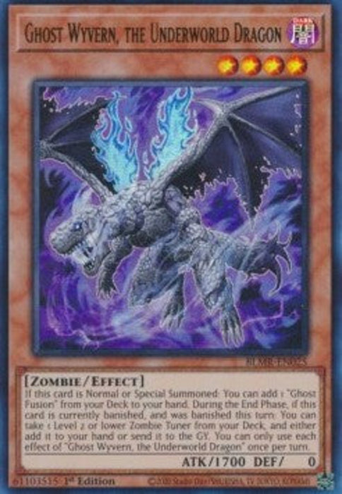 Ghost Wyvern, the Underworld Dragon BLMR-EN025 Ultra Rare Englisch