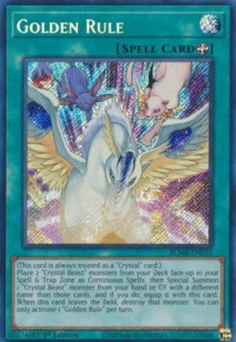 Golden Rule BLMR-EN035 Secret Rare Englisch