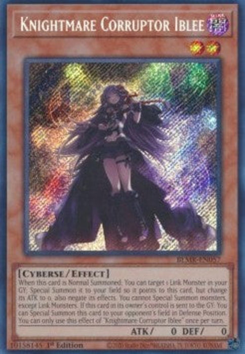 Knightmare Corruptor Iblee BLMR-EN057 Secret Rare Englisch
