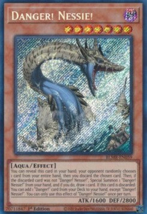 Danger! Nessie! (V.1) BLMR-EN059 Secret Rare Englisch