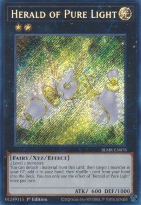 Herald of Pure Light BLMR-EN078 Secret Rare Englisch