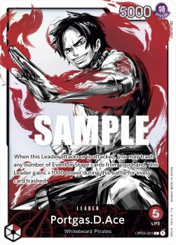 Portgas.D.Ace (OP03-001) (V.2) OP03 Alternate Art Englisch