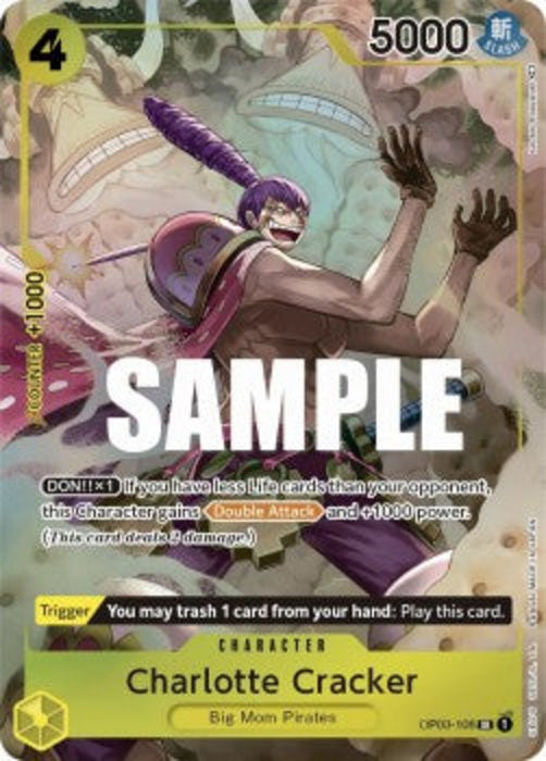 Charlotte Cracker (OP03-108) (V.2) OP03 Alternate Art Englisch