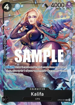 Kalifa (OP03-081) (V.2) OP03 Alternate Art Englisch