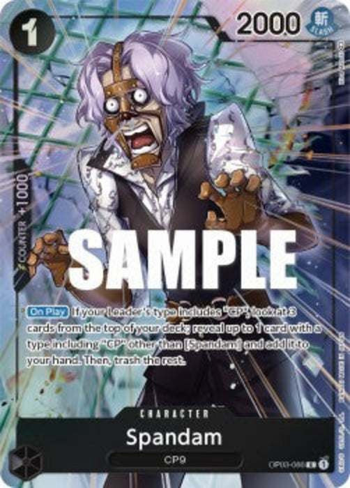 Spandam (OP03-086) (V.2) OP03 Alternate Art Englisch