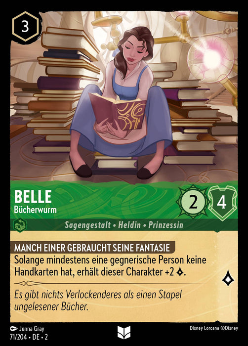 Belle - Bücherwurm 2ROF-071 Uncommon Deutsch