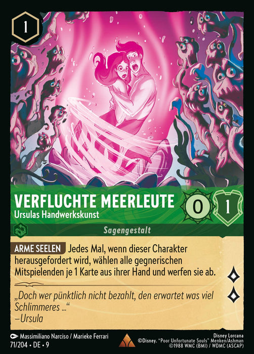 Verfluchte Meerleute - Ursulas Handwerkskunst 9FAB-071 Rare Deutsch