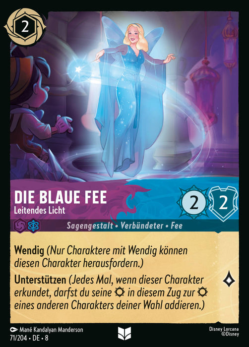 Die Blaue Fee - Leitendes Licht 8JAF-071 Uncommon Deutsch