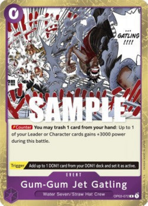 Gum-Gum Jet Gatling (OP03-072) OP03 Rare Englisch