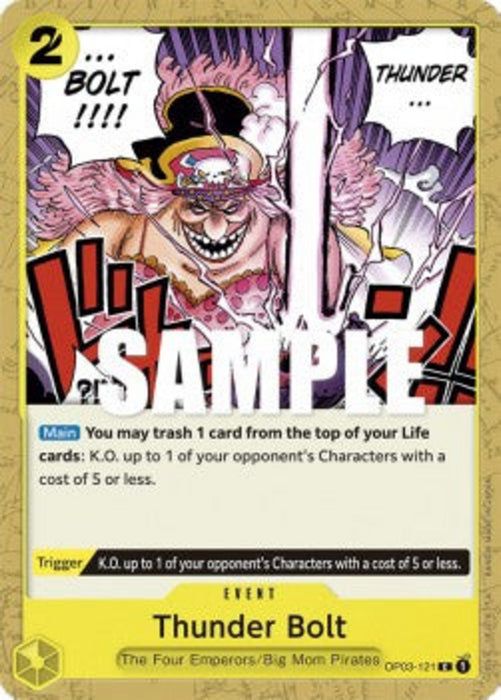 Thunder Bolt (OP03-121) OP03 Common Englisch