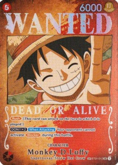 Monkey.D.Luffy (ST01-012) OP03 Special Rare Englisch