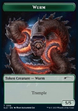 Wurm Token (Green 5/5 Trample) SLDSM3-T 1306 Token Englisch