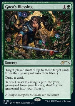 Gaea's Blessing SLDSM3-1303 Rare Englisch