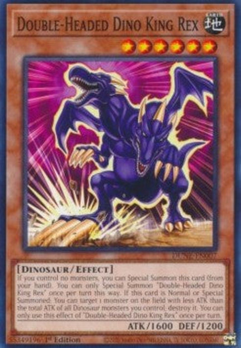 Double-Headed Dino King Rex DUNE-EN007 Common Englisch
