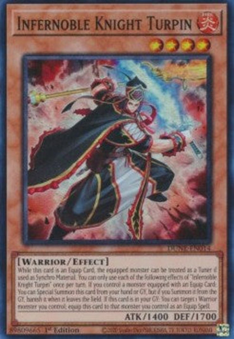 Infernoble Knight Turpin DUNE-EN014 Super Rare Englisch
