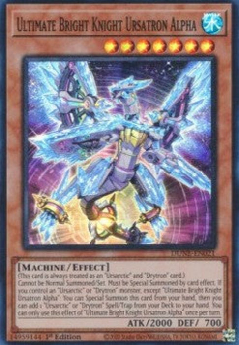 Ultimate Bright Knight Ursatron Alpha DUNE-EN021 Super Rare Englisch