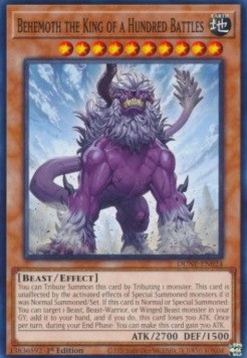Behemoth the King of a Hundred Battles DUNE-EN024 Common Englisch