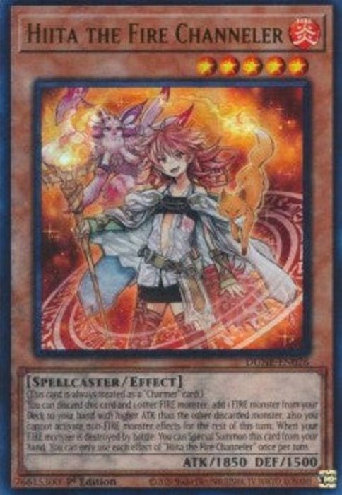 Hiita the Fire Channeler (V.1) DUNE-EN026 Ultra Rare Englisch