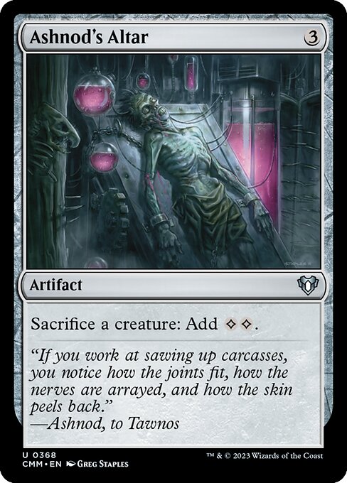 Ashnod's Altar CMM-368 Uncommon Englisch