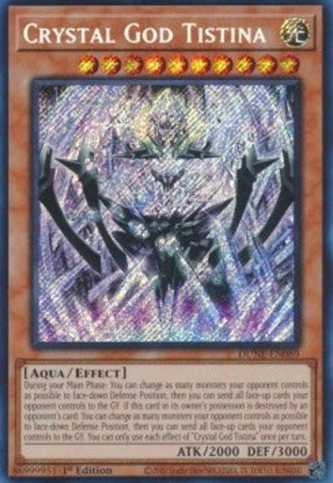 Crystal God Tistina (V.1) DUNE-EN089 Secret Rare Englisch