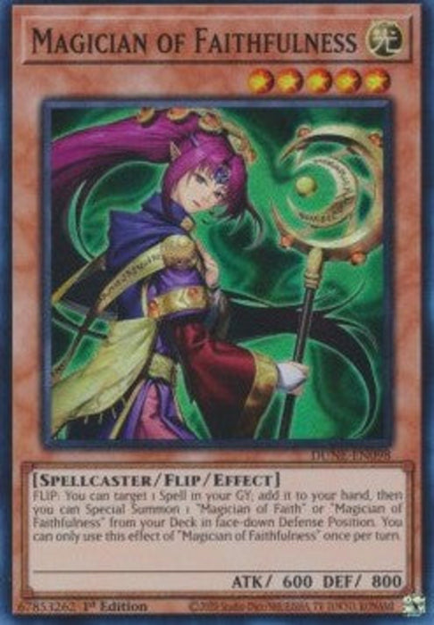 Magician of Faithfulness DUNE-EN098 Super Rare Englisch