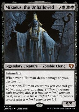 Mikaeus, the Unhallowed CMM-173 Mythic Englisch