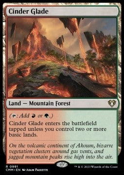 Cinder Glade XCMM-991 Rare Englisch