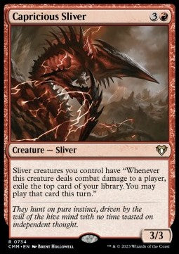 Capricious Sliver XCMM-734 Rare Englisch