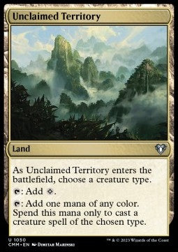 Unclaimed Territory XCMM-1050 Uncommon Englisch