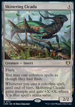 Skittering Cicada XCMM-717 Rare Englisch
