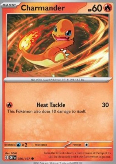 Charmander OBF-026 Common Englisch