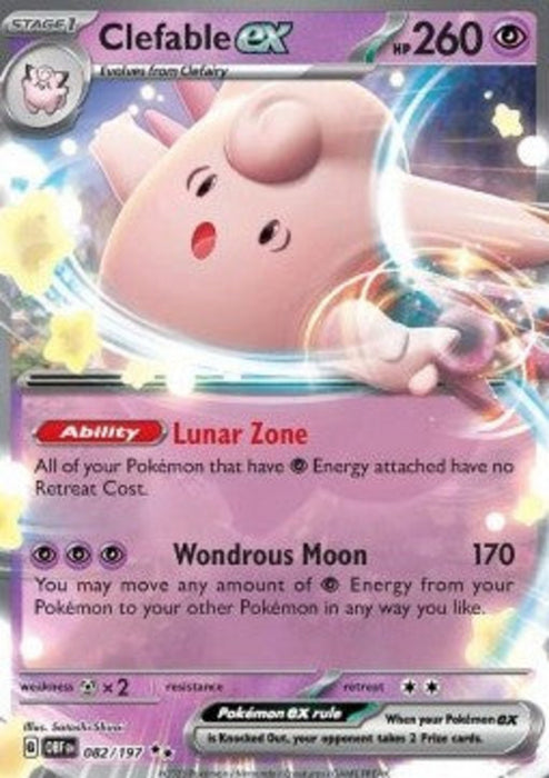 Clefable ex OBF-082 Double Rare Englisch