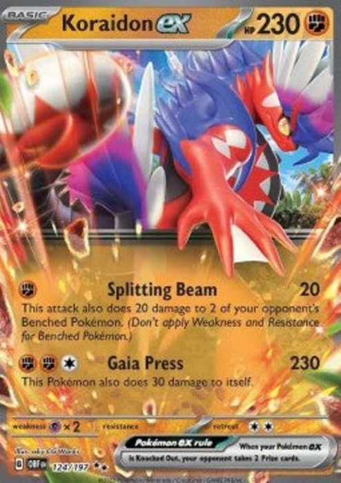 Koraidon ex OBF-124 Double Rare Englisch