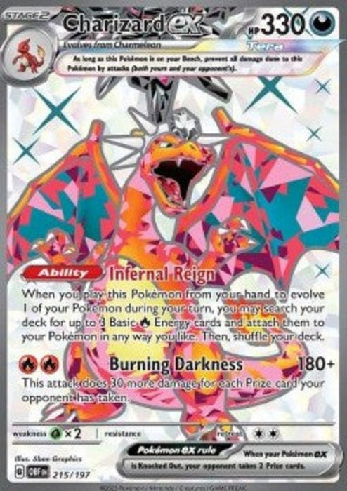 Charizard ex OBF-215 Ultra Rare Englisch