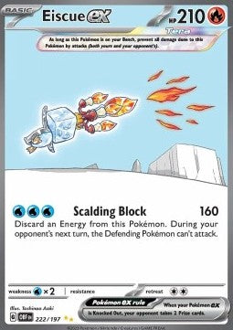 Eiscue ex OBF-222 Special Illustration Rare Englisch