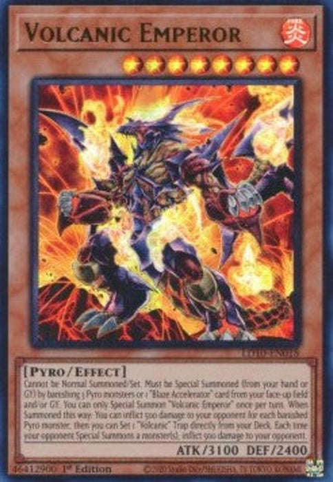 Volcanic Emperor LD10-EN018 Ultra Rare Englisch